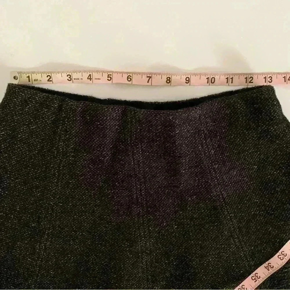 Loft Women's Gray Mini Skirt Petite Small - Picture 3 of 8